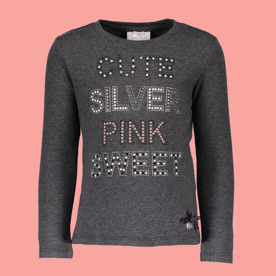Bild Le Chic Shirt Cute Silver Pink anthrazit #5412